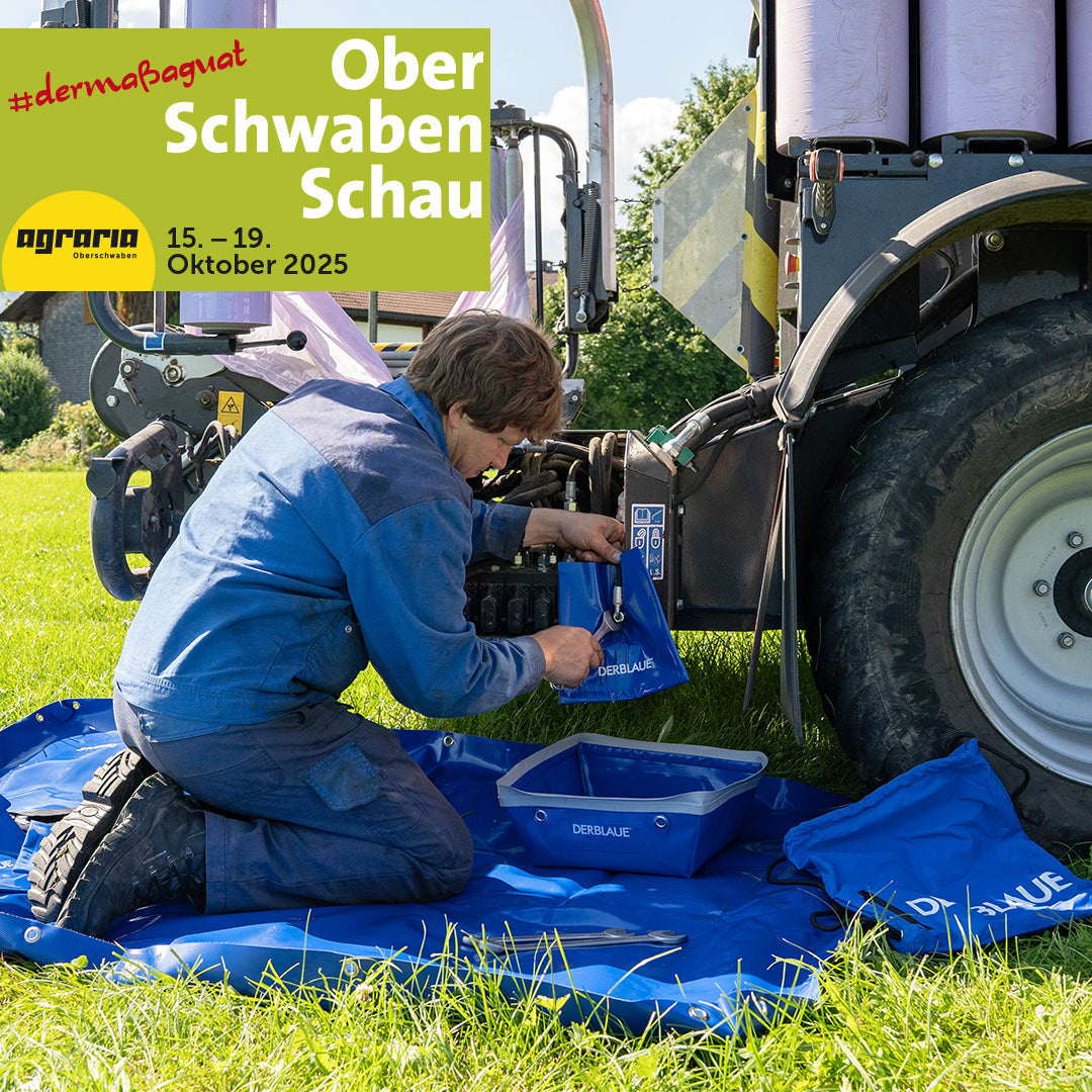 DERBLAUE® auf der Agraria Oberschwabenschau 2025 in Ravensburg – Saubere Lösungen für Land- und Kommunaltechnik