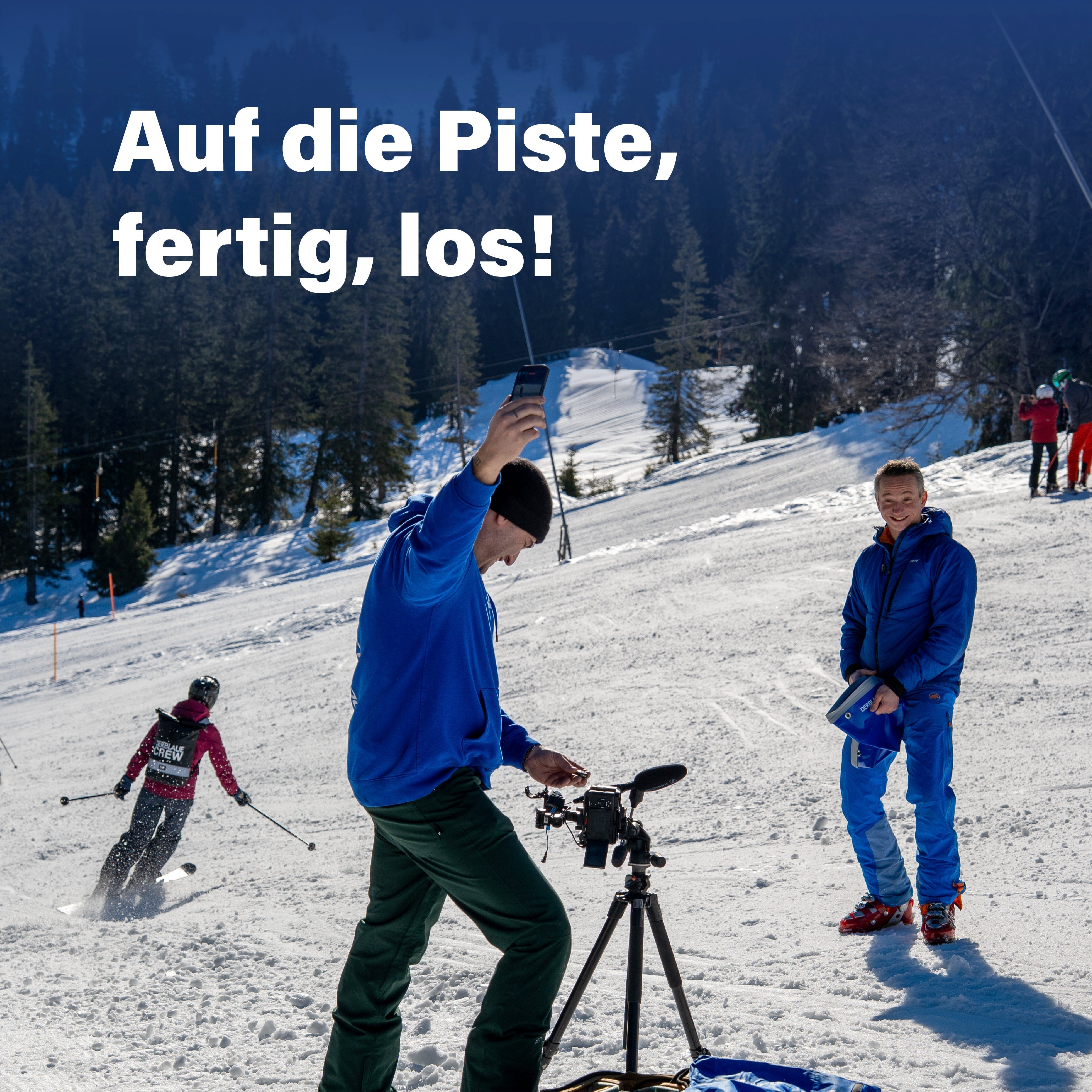Auf die Piste, fertig, los!