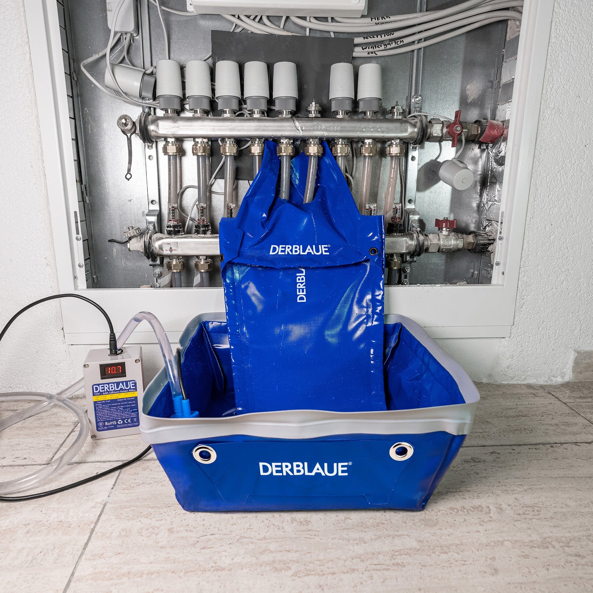 Doppel-Rosette und Rutsche Komplett-Set