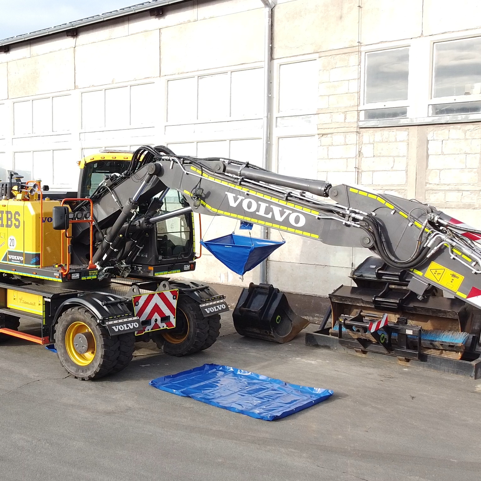 DERBLAUE® Trichter 110 Unterlegwanne