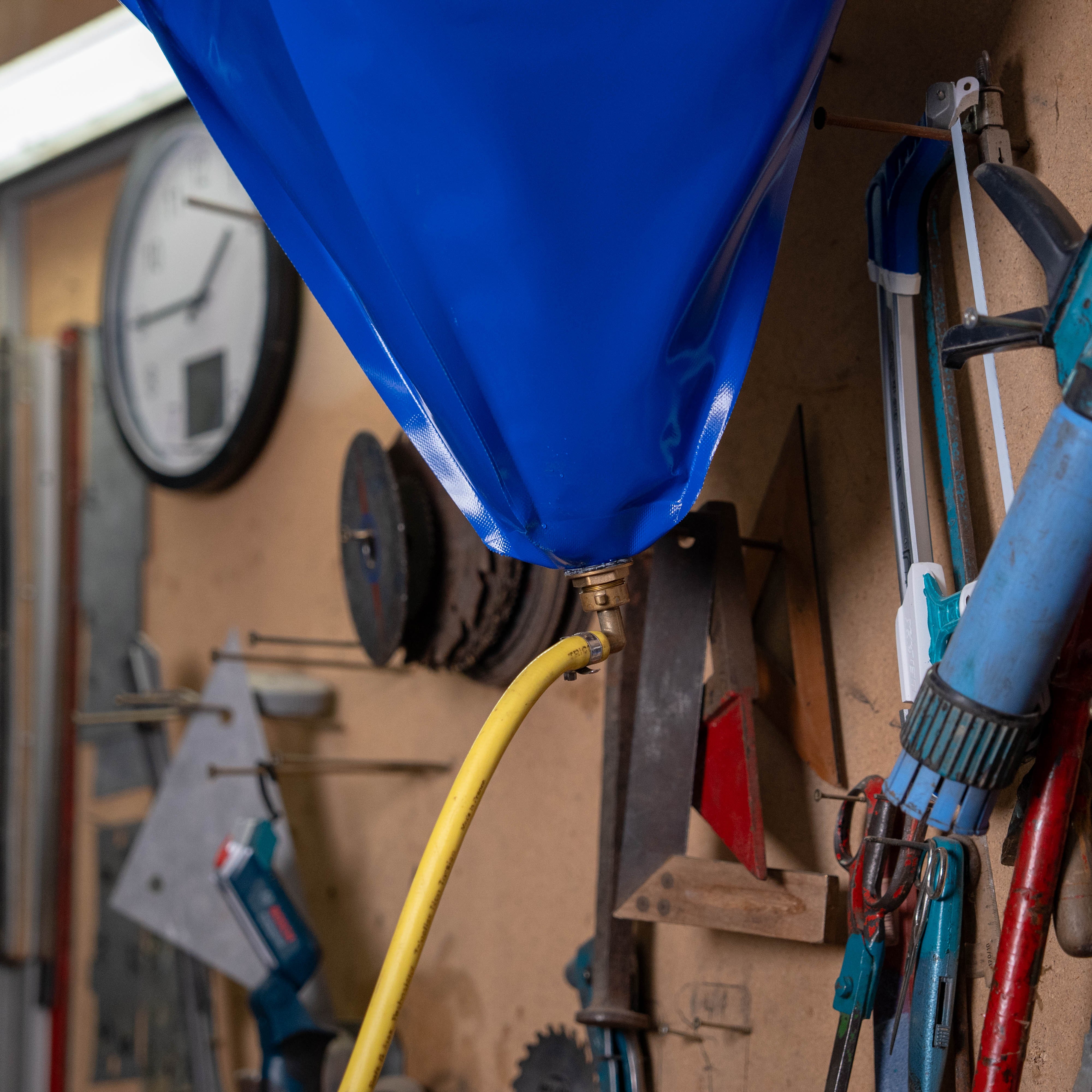 Trichter 40 Detailaufnahme Schlauch an 3/4' 