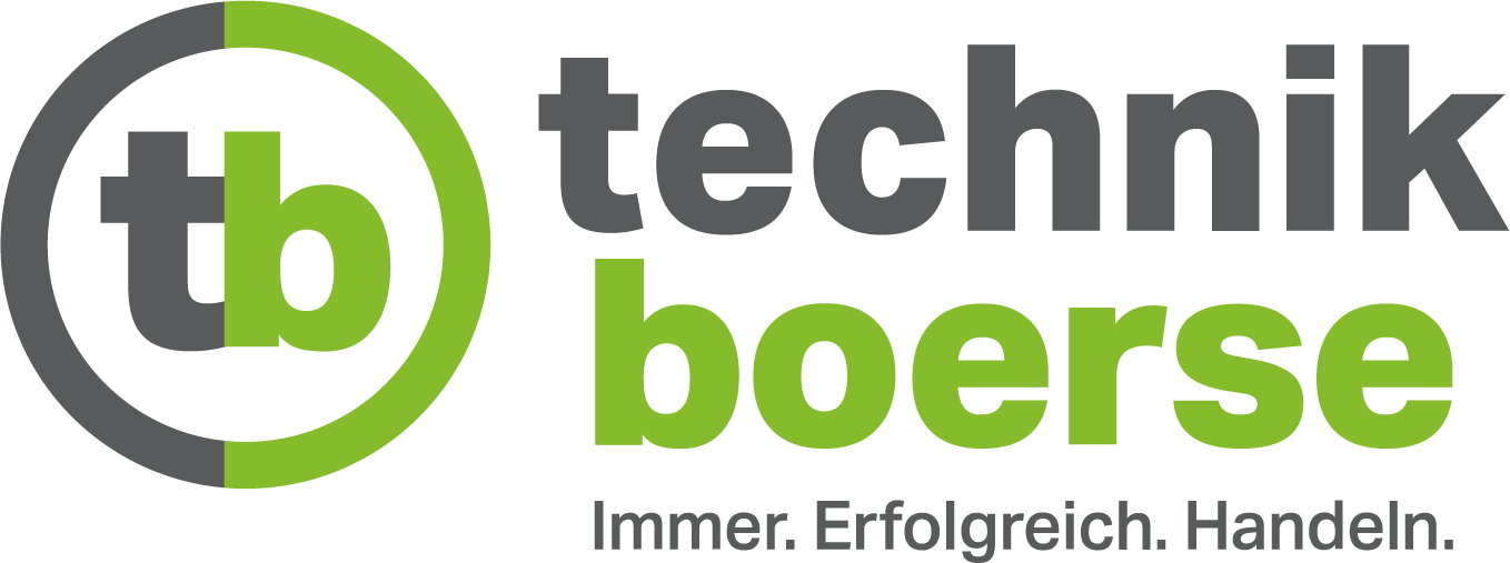 Technikbörse Logo in grau und grün