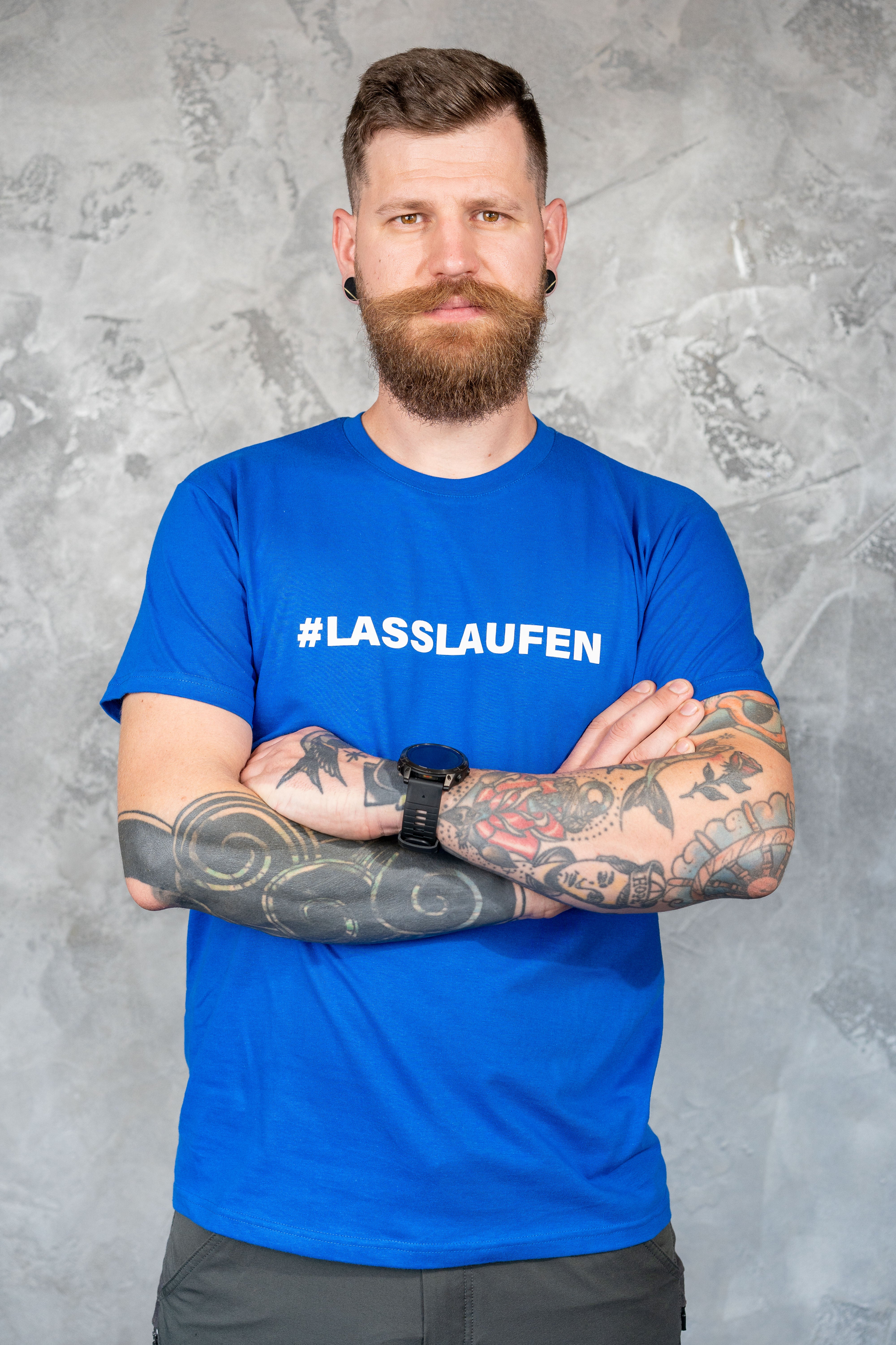 T-Shirt "LASSLAUFEN" ("laisse couler")